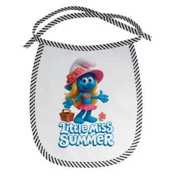 The Smurfs, Σαλιάρα μωρού αλέκιαστη με κορδόνι Μαύρη