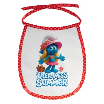 The Smurfs, Σαλιάρα μωρού αλέκιαστη με κορδόνι Κόκκινη