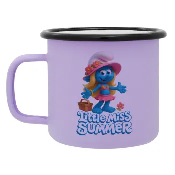 The Smurfs, Κούπα Μεταλλική εμαγιέ ΜΑΤ Light Pastel Purple 360ml