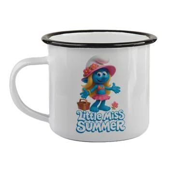 The Smurfs, Κούπα εμαγιέ με μαύρο χείλος 360ml