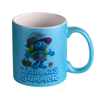 The Smurfs, Κούπα Σιέλ Glitter που γυαλίζει, κεραμική, 330ml