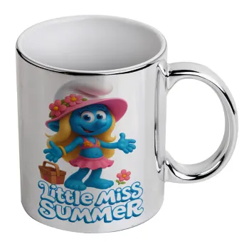 The Smurfs, Κούπα κεραμική, ασημένια καθρέπτης, 330ml