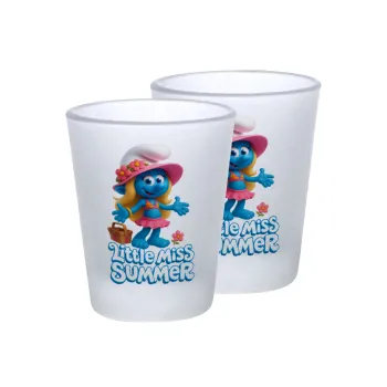 The Smurfs, Σφηνοπότηρα γυάλινα 45ml του πάγου (2 τεμάχια)