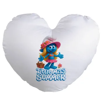 The Smurfs, Μαξιλάρι καναπέ καρδιά 40x40cm περιέχεται το  γέμισμα