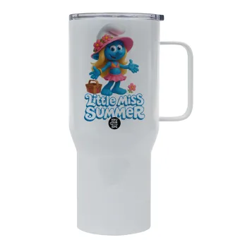 The Smurfs, Mega Stainless steel Tumbler with lid, double wall 750L