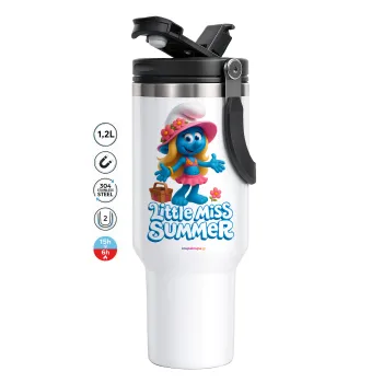 The Smurfs, Mega Tumbler με καπάκι, διπλού τοιχώματος (θερμό) 1,2L