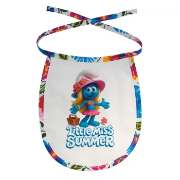 The Smurfs, Σαλιάρα μωρού αλέκιαστη με κορδόνι Χρωματιστή