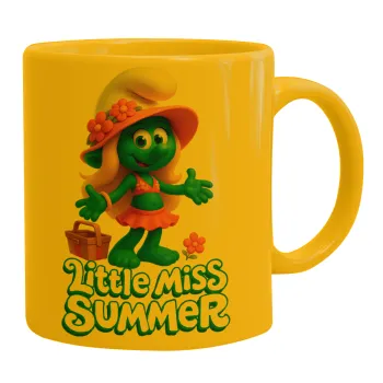 The Smurfs, Κούπα, κεραμική κίτρινη, 330ml