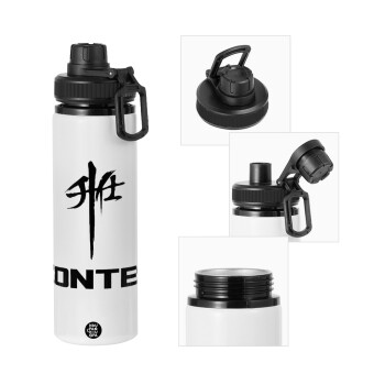 ZONTES, Metal water bottle with safety cap, aluminum 850ml
