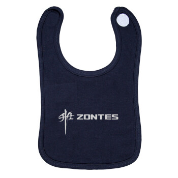 ZONTES, Σαλιάρα με Σκρατς 100% Organic Cotton Μπλε (0-18 months)