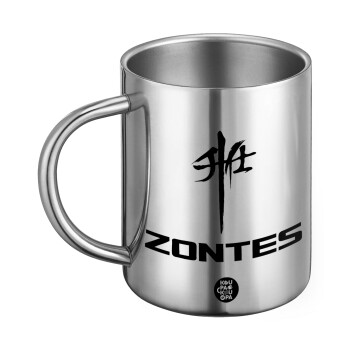 ZONTES, Ανοξείδωτη Μεταλλική Κούπα 450ml - Διπλού Τοιχώματος