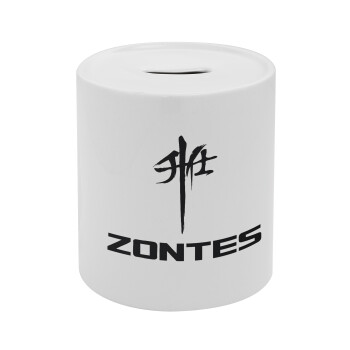 ZONTES, Κουμπαράς πορσελάνης με τάπα