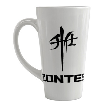ZONTES, Κούπα κωνική Latte Μεγάλη, κεραμική, 450ml