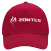Adult Ultimate Hat RED, (100% COTTON DRILL, ADULT, UNISEX, ONE SIZE)
