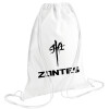 Backpack pouch GYMBAG white (28x40cm)