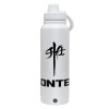 1L Stainless Steel Thermal Bottle with Phone Holder & Double Wall Insulation