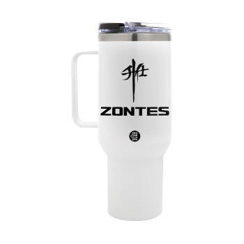 ZONTES, Mega Tumbler με καπάκι, διπλού τοιχώματος (θερμό) 1,2L