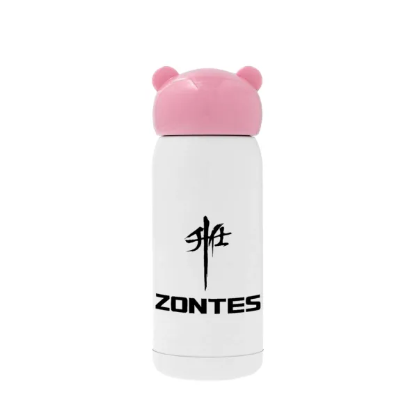 ZONTES — Ροζ ανοξείδωτο παγούρι θερμό (Stainless steel), 320ml