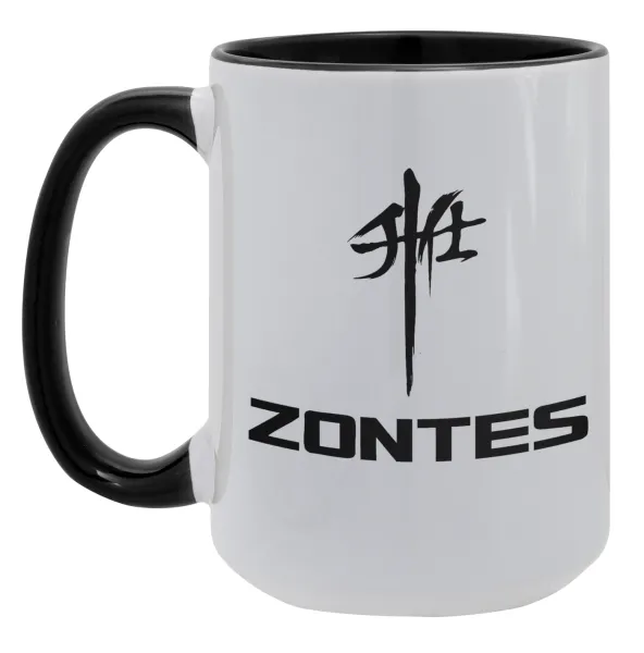 ZONTES — Mega mug 15oz, black ceramic, 450ml