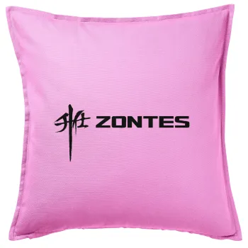 ZONTES, Sofa cushion Pink 50x50cm includes filling