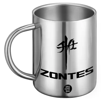 ZONTES, BIG Mug Stainless steel double wall (450ml)