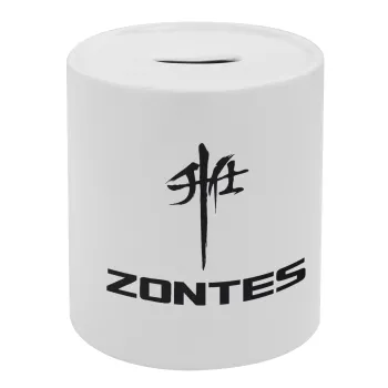 ZONTES, Κουμπαράς πορσελάνης με τάπα