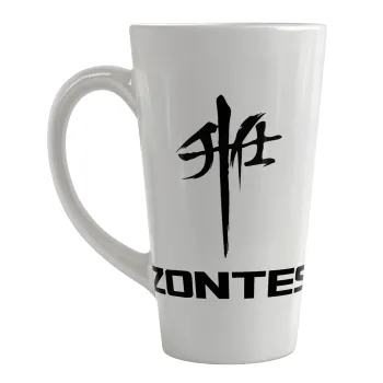 ZONTES, Κούπα κωνική Latte Μεγάλη, κεραμική, 450ml