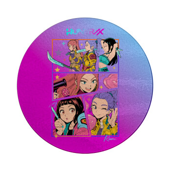 Huntrix Kpop Girls, Επιφάνεια κοπής γυάλινη στρογγυλή (30cm)