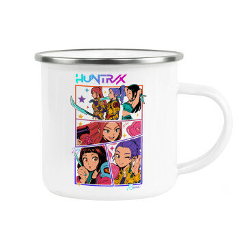 Huntrix Kpop Girls, Κούπα Μεταλλική εμαγιέ λευκη 360ml