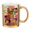 Mug ceramic, gold mirror, 330ml