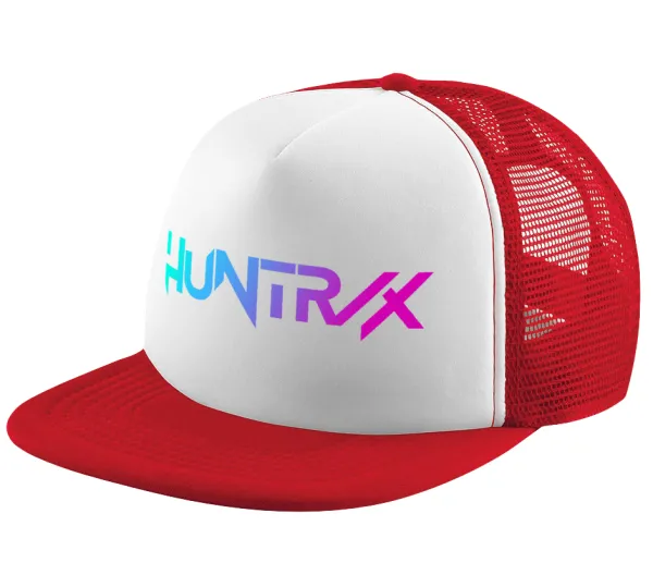 Huntrix Kpop Girls — Καπέλο παιδικό Soft Trucker με Δίχτυ ΚΟΚΚΙΝΟ/ΛΕΥΚΟ (POLYESTER, ΠΑΙΔΙΚΟ, ONE SIZE)