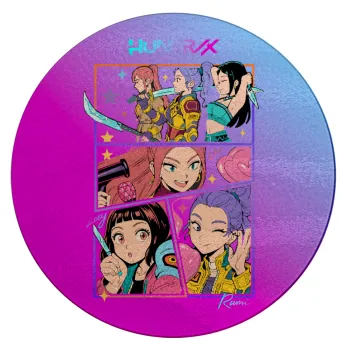 Huntrix Kpop Girls, Επιφάνεια κοπής γυάλινη στρογγυλή (30cm)