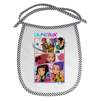 Huntrix Kpop Girls, Σαλιάρα μωρού αλέκιαστη με κορδόνι Μαύρη