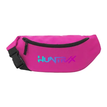 Huntrix Kpop Girls, Unisex τσαντάκι μέσης (μπανάνα) χρώματος ΡΟΖ με 2 τσέπες