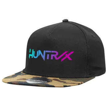 Huntrix Kpop Girls, Καπέλο Ενηλίκων Flat Snapback Μαύρο/Παραλλαγή, (100% ΒΑΜΒΑΚΕΡΟ TWILL, ΕΝΗΛΙΚΩΝ, UNISEX, ONE SIZE)