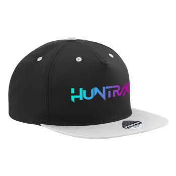 Huntrix Kpop Girls, Καπέλο Ενηλίκων Flat Snapback Μαύρο/Γκρι, (100% ΒΑΜΒΑΚΕΡΟ TWILL, ΕΝΗΛΙΚΩΝ, UNISEX, ONE SIZE)