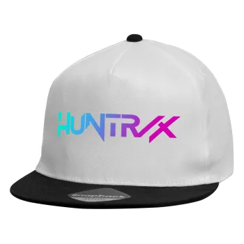Huntrix Kpop Girls, Καπέλο παιδικό Flat Snapback, Λευκό (100% ΒΑΜΒΑΚΕΡΟ, ΠΑΙΔΙΚΟ, UNISEX, ONE SIZE)
