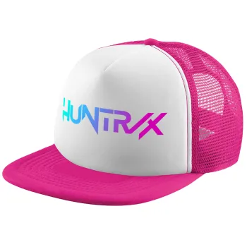 Huntrix Kpop Girls, Καπέλο παιδικό Soft Trucker με Δίχτυ ΡΟΖ/ΛΕΥΚΟ (POLYESTER, ΠΑΙΔΙΚΟ, ONE SIZE)