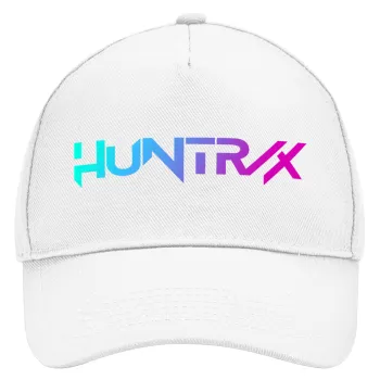 Huntrix Kpop Girls, Καπέλο Ενηλίκων Baseball, Drill, Λευκό (100% ΒΑΜΒΑΚΕΡΟ, ΕΝΗΛΙΚΩΝ, UNISEX, ONE SIZE)