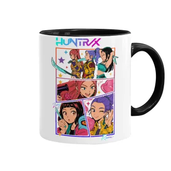 Huntrix Kpop Girls, Mug colored black, ceramic, 330ml