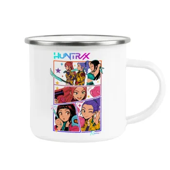 Huntrix Kpop Girls, Κούπα Μεταλλική εμαγιέ λευκη 360ml