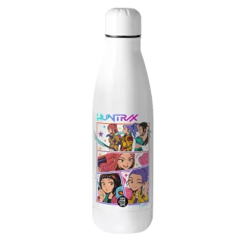 Huntrix Kpop Girls, Μεταλλικό παγούρι θερμός (Stainless steel), 500ml