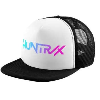 Huntrix Kpop Girls, Καπέλο παιδικό Soft Trucker με Δίχτυ ΜΑΥΡΟ/ΛΕΥΚΟ (POLYESTER, ΠΑΙΔΙΚΟ, ONE SIZE)