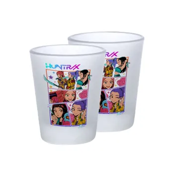 Huntrix Kpop Girls, Σφηνοπότηρα γυάλινα 45ml του πάγου (2 τεμάχια)