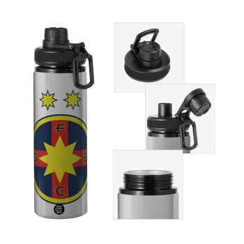 FC Steaua Bucuresti (FCSB), Μεταλλικό παγούρι νερού με καπάκι ασφαλείας, αλουμινίου 850ml