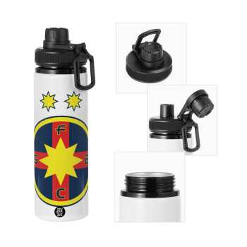 FC Steaua Bucuresti (FCSB), Μεταλλικό παγούρι νερού με καπάκι ασφαλείας, αλουμινίου 850ml