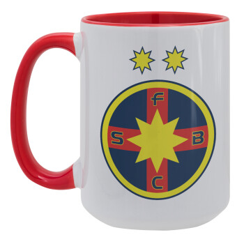 FC Steaua Bucuresti (FCSB), Κούπα Mega 15oz, κεραμική Κόκκινη, 450ml