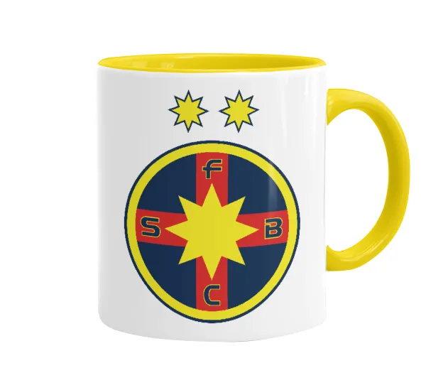 FC Steaua Bucuresti (FCSB) — Κεραμική Κίτρινη, 330ml