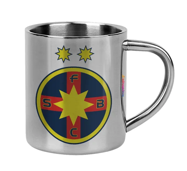 FC Steaua Bucuresti (FCSB) — Mug Stainless steel double wall 300ml