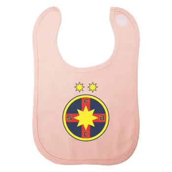 FC Steaua Bucuresti (FCSB), Σαλιάρα με Σκρατς ΡΟΖ 100% Organic Cotton (0-18 months)